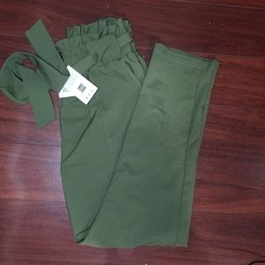 Women's paper bag pants